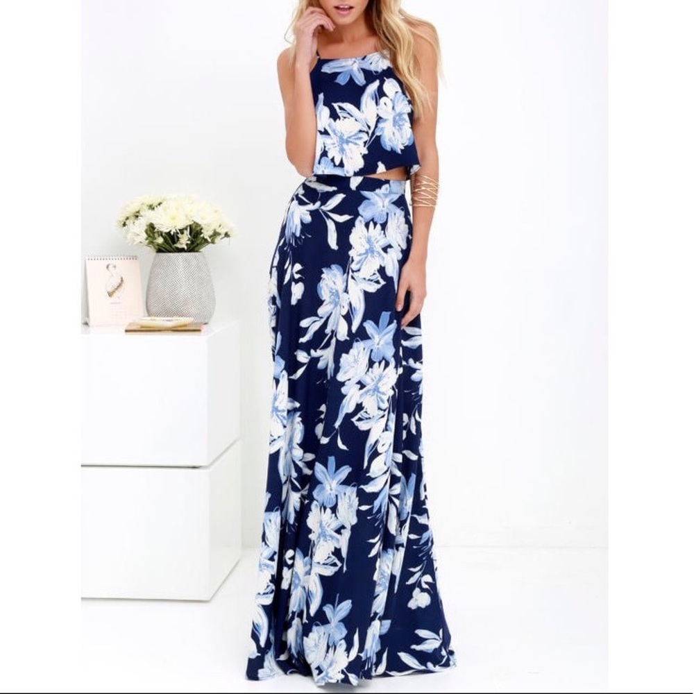 Lulus 2-Piece Maxi Dress